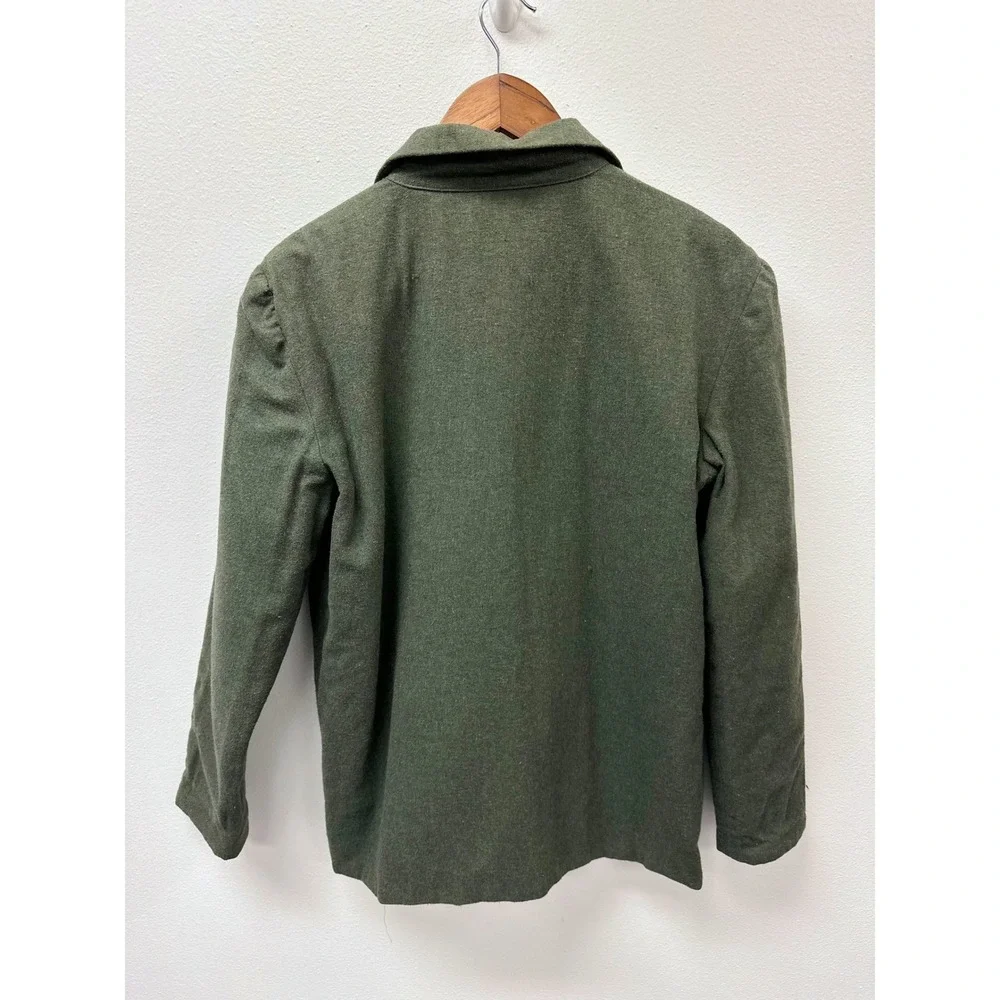Unbranded Quilt Lined Flannel Shacket‎ Olive Green M